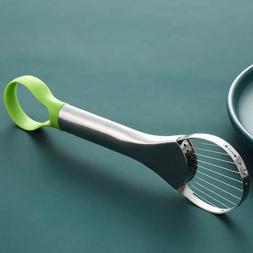 Avocado Knife 2 in 1 Stainless Steel Avocado Cutter Peeler Knife Kiwi Salad Slicer Peeler Kitchen Gadget Fruit Vegetable Tools